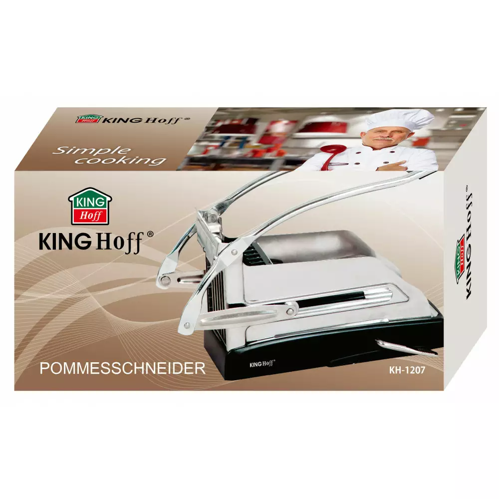 Taietor de legume manual din otel inoxidabil cu 2 lame (KH-1207) [7]