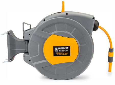 Tambur automat cu furtun gradina 20m si suport perete PM1125 (PM-ABNW-20M) [7]