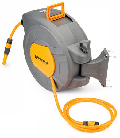 Tambur automat cu furtun gradina 20m si suport perete PM1125 (PM-ABNW-20M) [3]