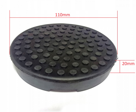 Tampon de cauciuc pentru cric crocodil 3T 3.5T 110x20mm (GUM3T) [1]