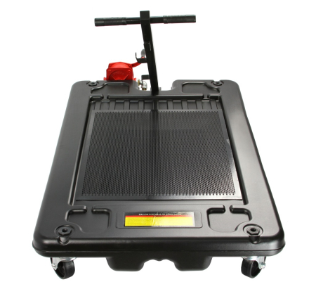 Tava colectare ulei auto 70L cu pompa manuala si roti pivotante (M78318) [4]