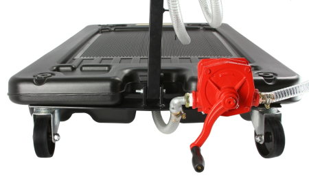 Tava colectare ulei auto 70L cu pompa manuala si roti pivotante (M78318) [3]
