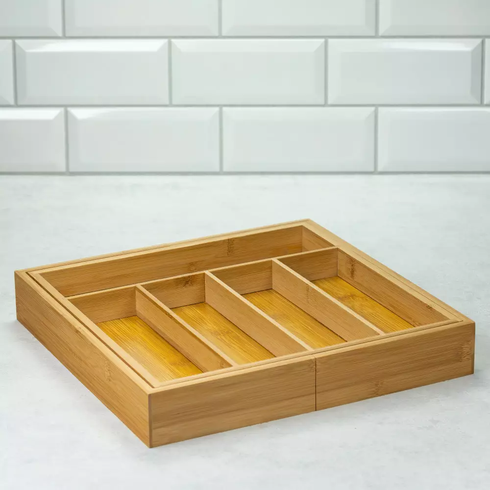 Tava tacamuri extensibila din bambus (KH-1218) [2]