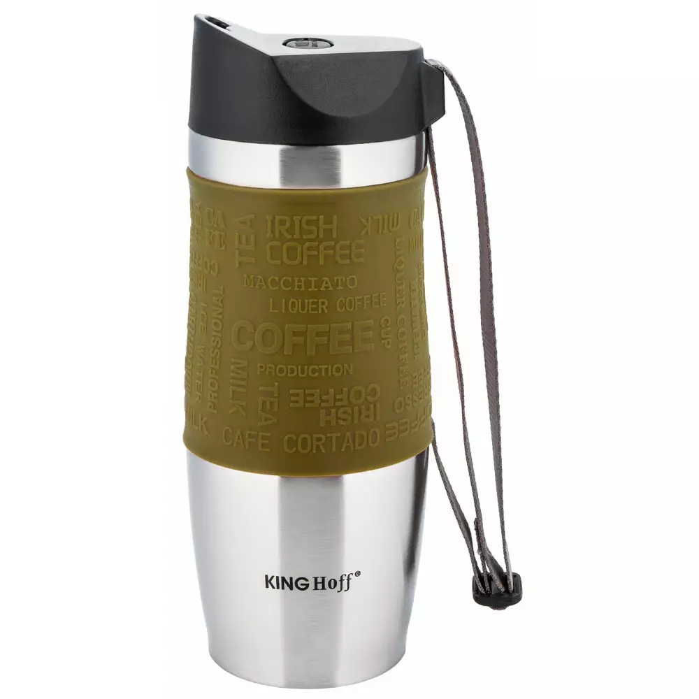 Cana termos din otel inoxidabil diverse culori 380 ml (KH-4176) [1]