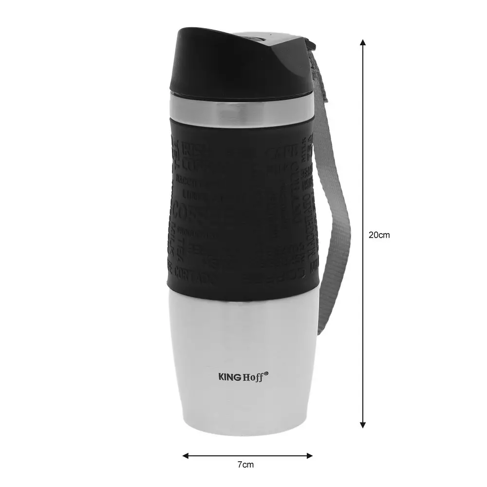 Cana termos din otel inoxidabil diverse culori 380 ml (KH-4176) [3]