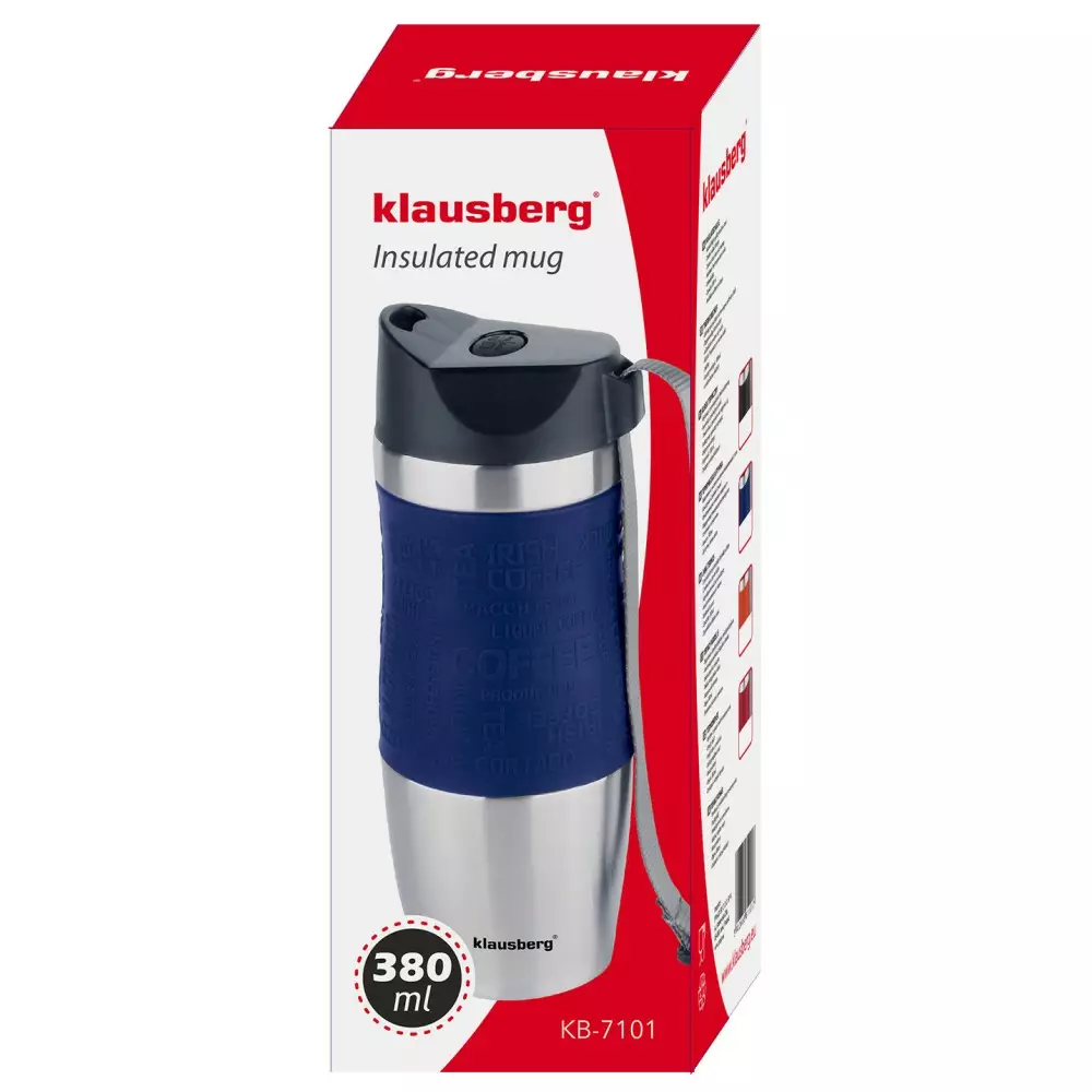 Cana termos din otel inoxidabil diverse culori 380 ml (KB-7101) [5]