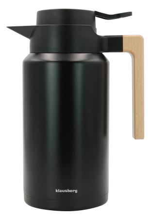 Cani si pahare - Termos otel inoxidabil negru 2l (KB-7611)