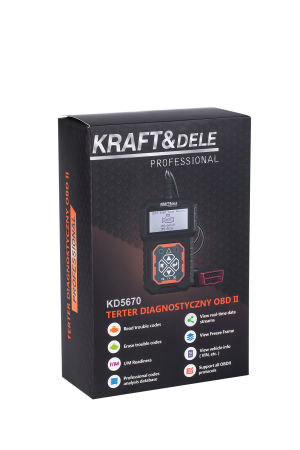 Tester diagnostic OBD II LCD, 115x70x20mm, 8V-25V (KD5670) [13]