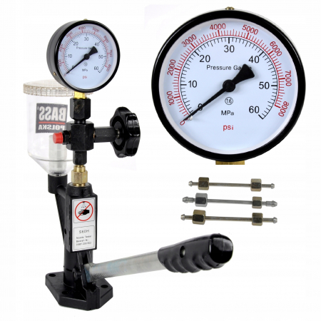 Scule Atelier Auto - Tester presiune injector diesel 600bar cu parghie adaptoare (BP-3640)