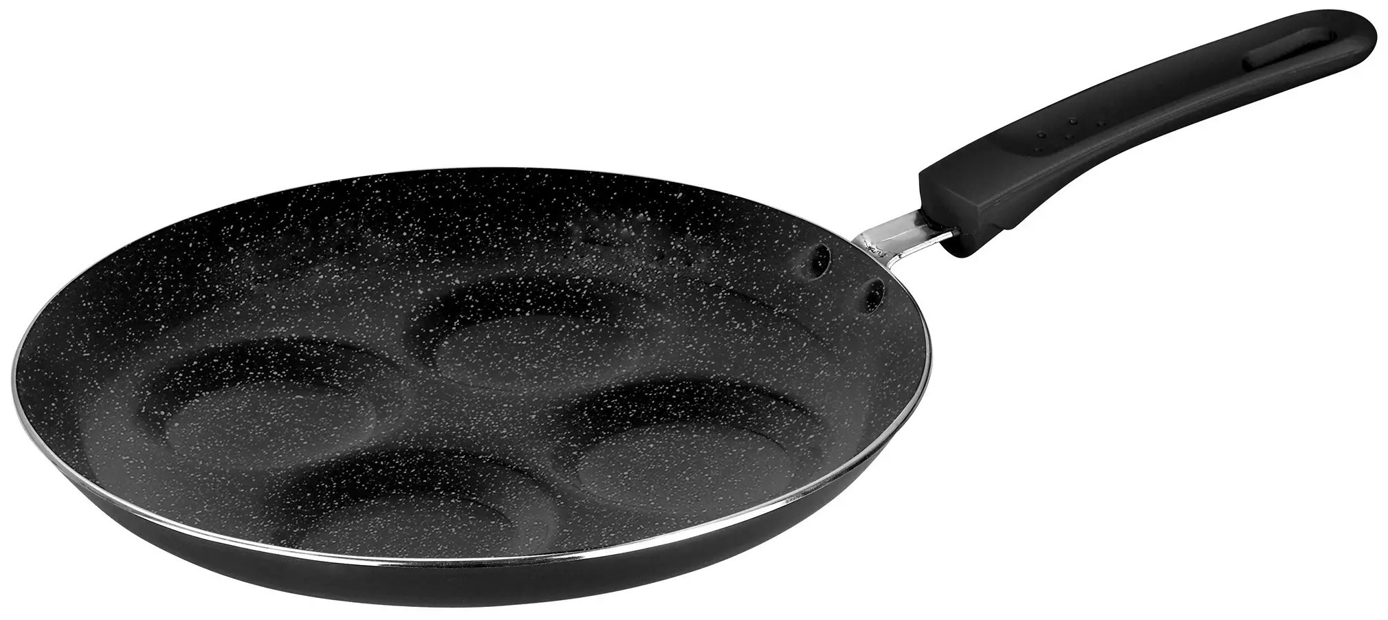 Tigaie aluminiu pentru clatite cu invelis marmura neagra 24 cm (KH-3928) [1]