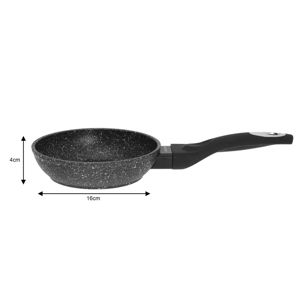 Tigaie din aluminiu cu invelis din marmura neagra, diametru 16 cm (KB-7288) [1]