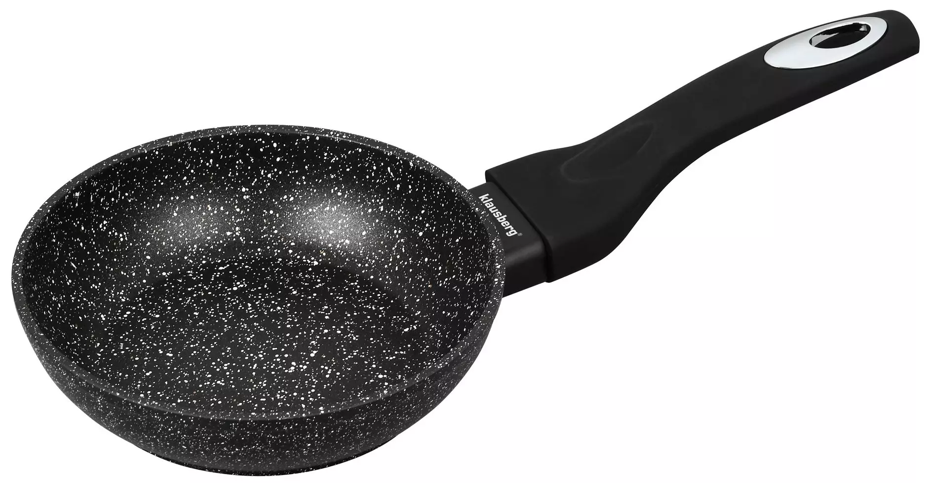 Tigaie din aluminiu cu invelis din marmura neagra, diametru 16 cm (KB-7288) [2]