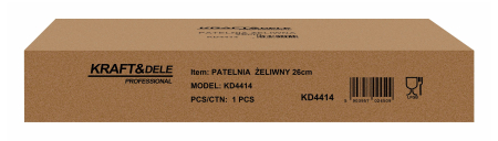 Tigaie din fonta 26 cm pentru prajit carne si legume, compatibila cu inductie, gaz si cuptor (KD4414) [9]