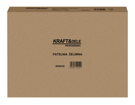 Tigaie din fonta 30 cm pentru prajit si gatit, compatibila cu inductie, gaz si cuptor (KD4418) [8]