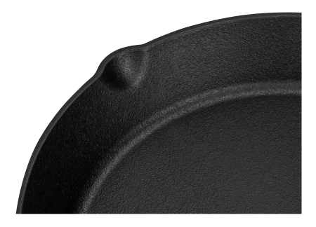 Tigaie din fonta 30 cm pentru prajit si gatit, compatibila cu inductie, gaz si cuptor (KD4418) [7]