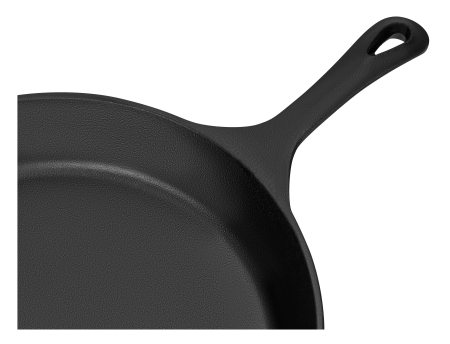 Tigaie din fonta 30 cm pentru prajit si gatit, compatibila cu inductie, gaz si cuptor (KD4418) [5]