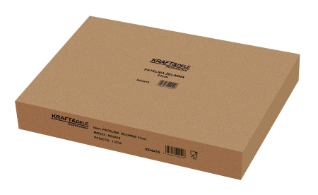 Tigaie din fonta 31 cm pentru prajit carne si legume, tigaie grea compatibila cu inductie, gaz si cuptor (KD4415) [9]