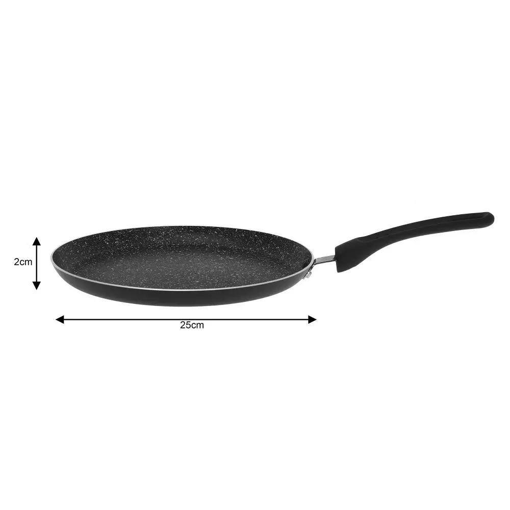 Tigaie pentru clatite aluminiu cu invelis marmura neagra 25 cm (KH-3930) [1]