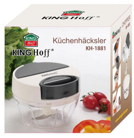 Tocator de mana de bucatarie alb cu elemente gri 400ml (KH-1881) [16]