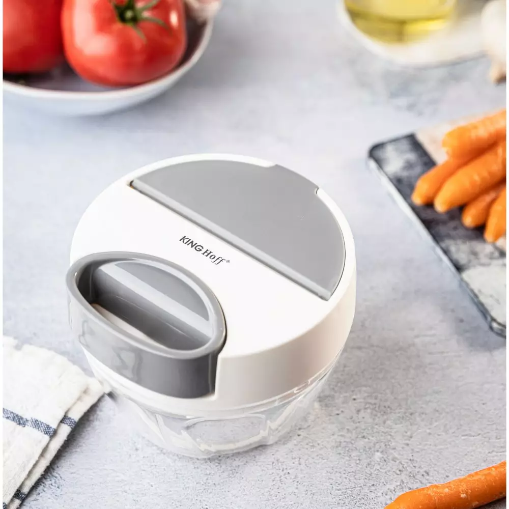 Tocator de mana de bucatarie alb cu elemente gri 400ml (KH-1881) [3]