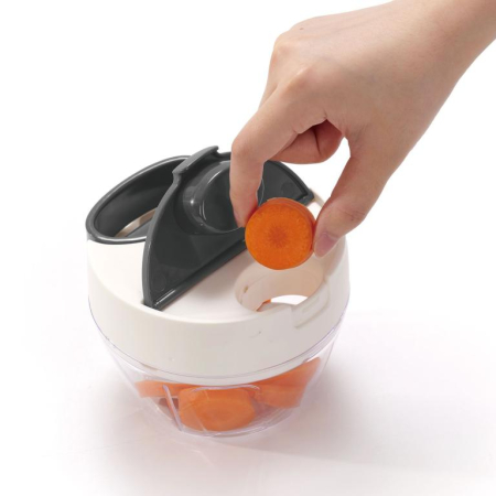 Tocator de mana de bucatarie alb cu elemente gri 400ml (KH-1881) [23]