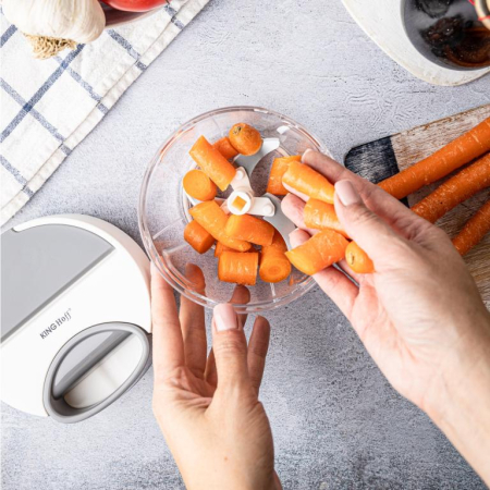 Tocator de mana de bucatarie alb cu elemente gri 400ml (KH-1881) [18]