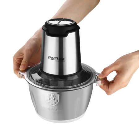 Tocator electric carne si legume 2 L 350W cu bol inox si lame otel inoxidabil (KD4121) [26]