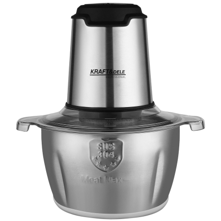 Tocator electric carne si legume 2 L 350W cu bol inox si lame otel inoxidabil (KD4121) [1]