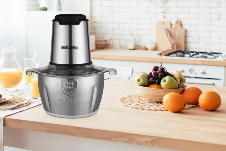 Tocator electric carne si legume 2 L 350W cu bol inox si lame otel inoxidabil (KD4121) [15]