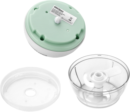 Tocator electric fara fir 150 ml cu 3 lame din inox si acumulator 2500 mAh (KD4363) [1]