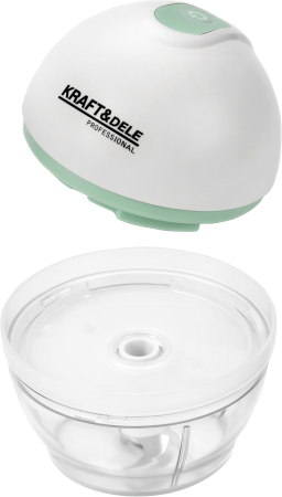 Tocator electric fara fir 150 ml cu 3 lame din inox si acumulator 2500 mAh (KD4363) [2]