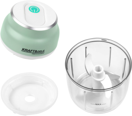 Tocator electric fara fir pentru carne si legume 230 ml, 3 lame din inox, acumulator 2500 mAh (KD4362) [2]