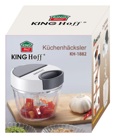 Tocator manual de bucatarie cu snur gri 900ml (KH-1882) [15]