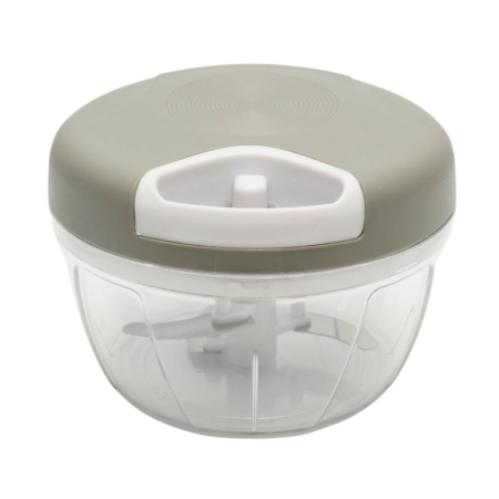 Tocator manual de legume cu sfoara, 500 ml, 3 lame din inox (AAA347) [1]