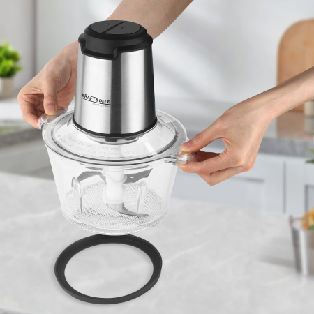 Tocator maruntitor electric pentru carne si legume 2L 350W (KD4120) [10]