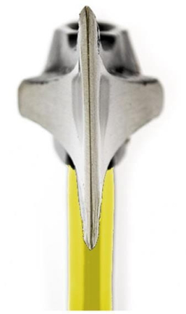 Topor de despicat crapat din fibră de sticlă 3000g 860mm (KD215 ) [3]
