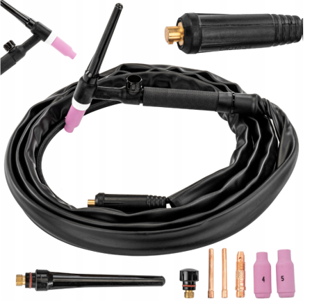 Sudura / taiere - Torta sudura TIG Lift 10-300A, WP-17V, 3m, compatibila MMA si TIG AC/DC PM1300 (PM-USP-1625.3L)