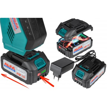 Trimmer cu acumulator 21V, 2 acumulatori si accesorii de taiere (ALCGT1-21VBL) [12]