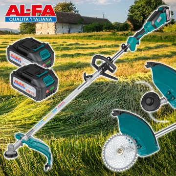 Trimmer cu acumulator 21V, 2 acumulatori si accesorii de taiere (ALCGT1-21VBL) [10]