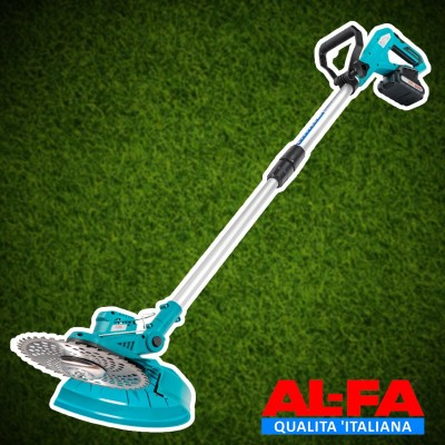 Trimmer pe acumulator 21V cu 2 acumulatori si disc de taiere (ALGT-213) [6]
