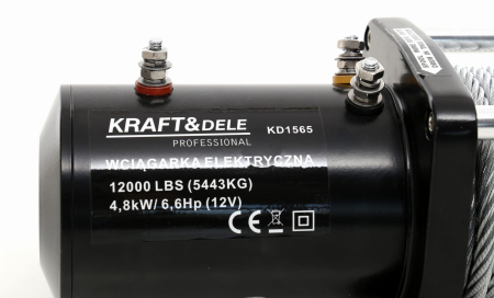 Troliu auto cu Telecomanda Radio 12V 12000LBS 5400kg (KD1565) [7]