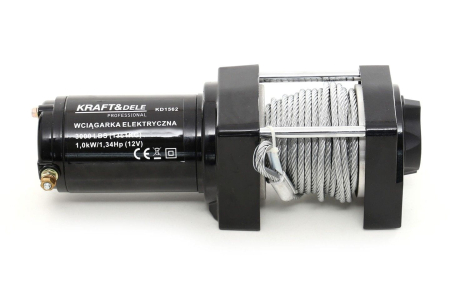 Troliu auto cu Telecomanda Radio 12V 3000LBS 1361 kg (KD1562) [7]