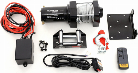 Scripete/chinga auto/troliu - Troliu auto cu Telecomanda Radio 12V 3000LBS 1361 kg (KD1562)