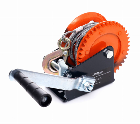 Troliu cu manivela franghie sufa de otel 1588 kg (KD1313) [2]