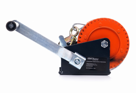 Troliu cu manivela franghie sufa de otel 1588 kg (KD1313) [3]