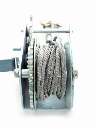 Troliu cu manivela franghie sufa de otel 900 kg (KD1121) [11]