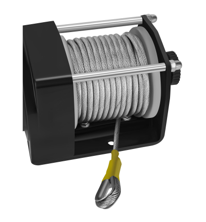 Troliu electric auto 12V 1500W cu forta de tractare 1361 kg si telecomanda wireless (KD2195) [8]
