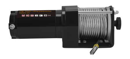Troliu electric auto 12V 1500W cu forta de tractare 1361 kg si telecomanda wireless (KD2195) [1]