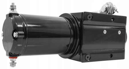 Troliu electric auto 12V 2000LBS cu cablu otel 12m, pentru ATV remorca si tractare (V06030) [15]