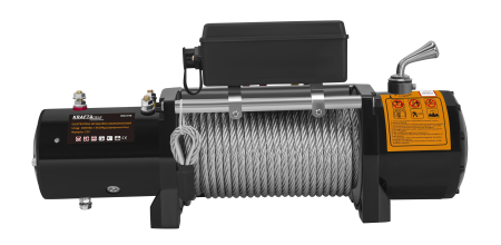 Troliu electric auto 12V 4500W cu forta de tractare 3629 kg si cablu de otel 28 m (KD2196) [5]